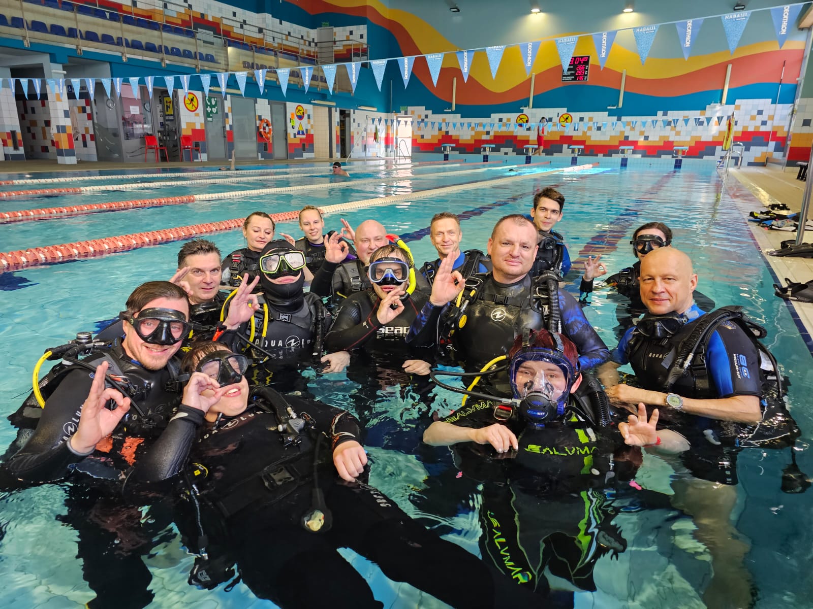 Participants of the diving course (photo: K. Trawiński)