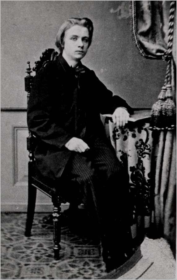 Portret Edvarda Griega z 1858 roku