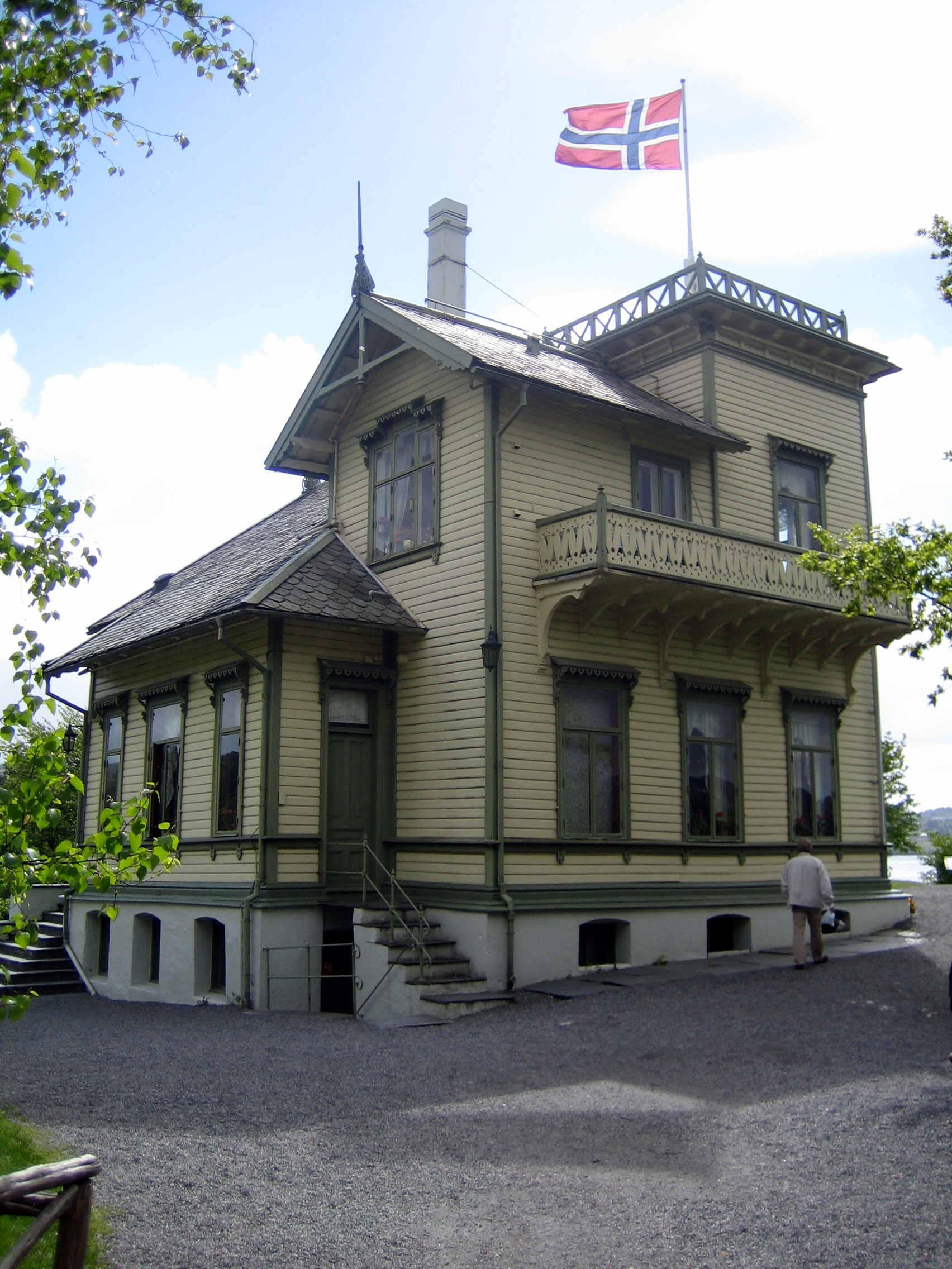 Dom i muzeum Edvarda Griega - Troldhaugen (fot. Andreas Sandberg)