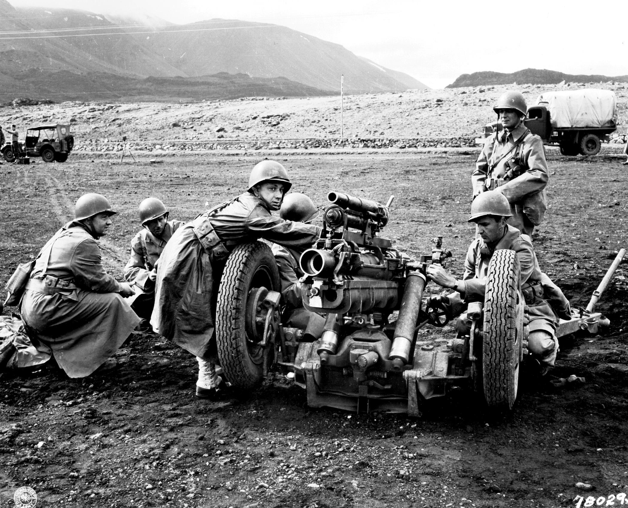 Amerykańscy żołnierze na Islandii w 1943 roku